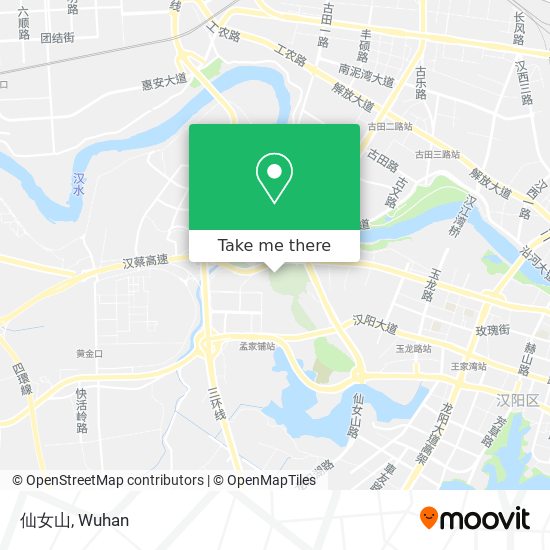 仙女山 map