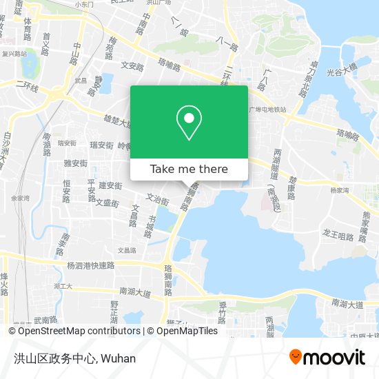 洪山区政务中心 map