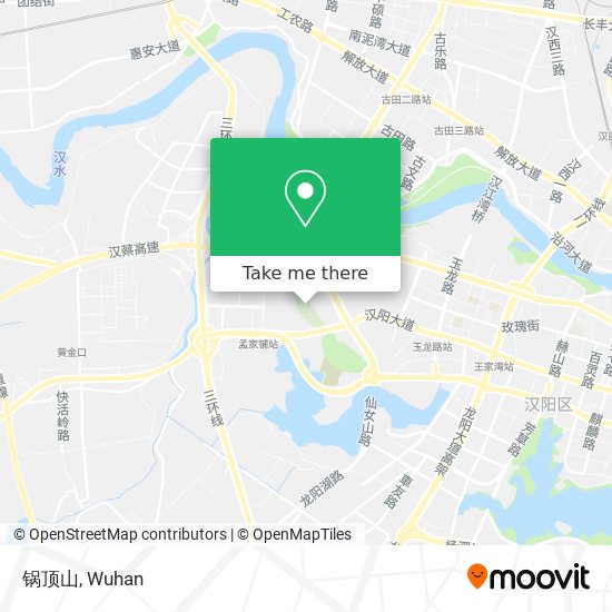 锅顶山 map