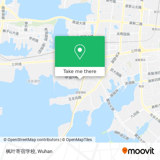 枫叶寄宿学校 map