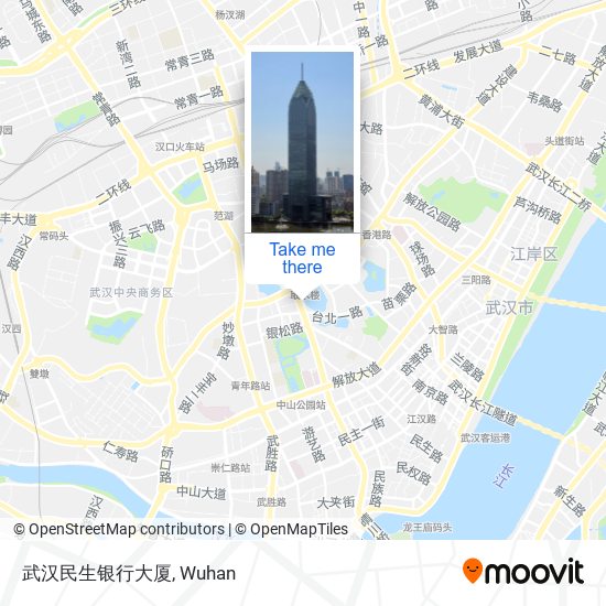 武汉民生银行大厦 map