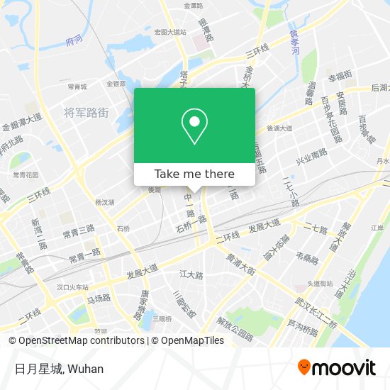 日月星城 map