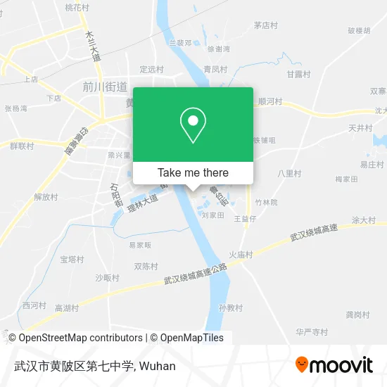 武汉市黄陂区第七中学 map