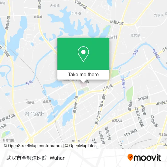 武汉市金银潭医院 map