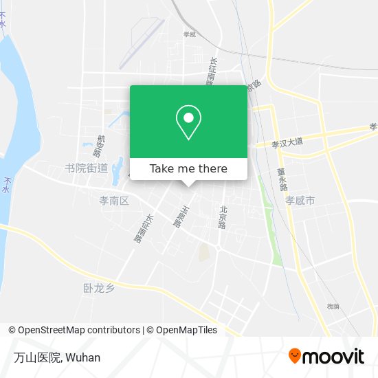 万山医院 map