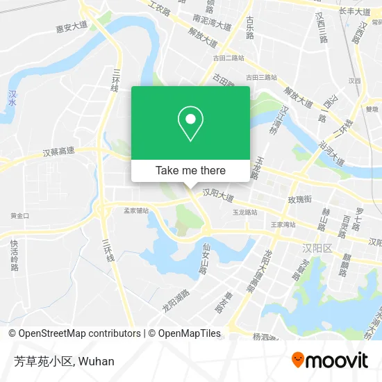 芳草苑小区 map