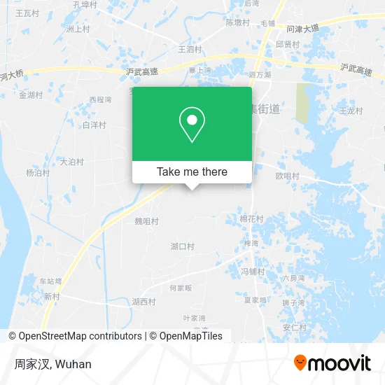周家汊 map