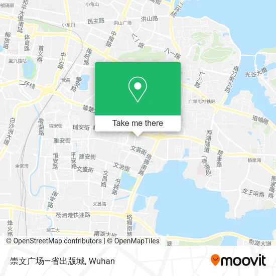 崇文广场—省出版城 map