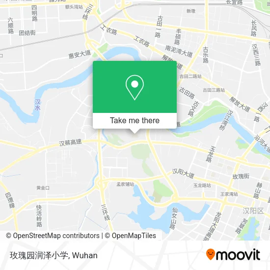 玫瑰园润泽小学 map