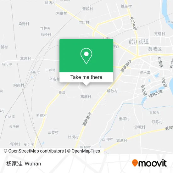 杨家洼 map