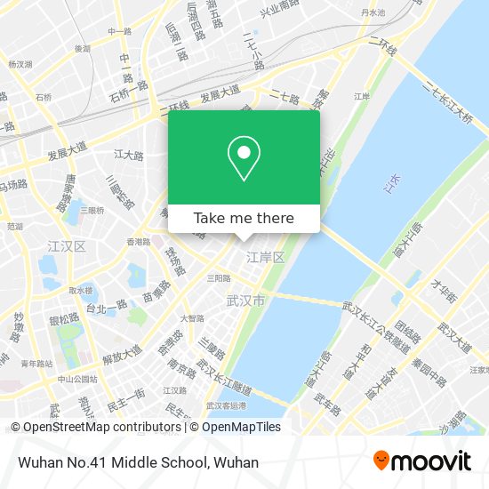 Wuhan No.41 Middle School map