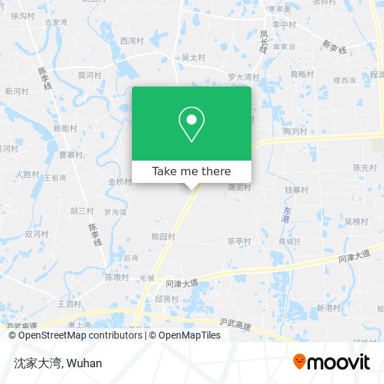 沈家大湾 map
