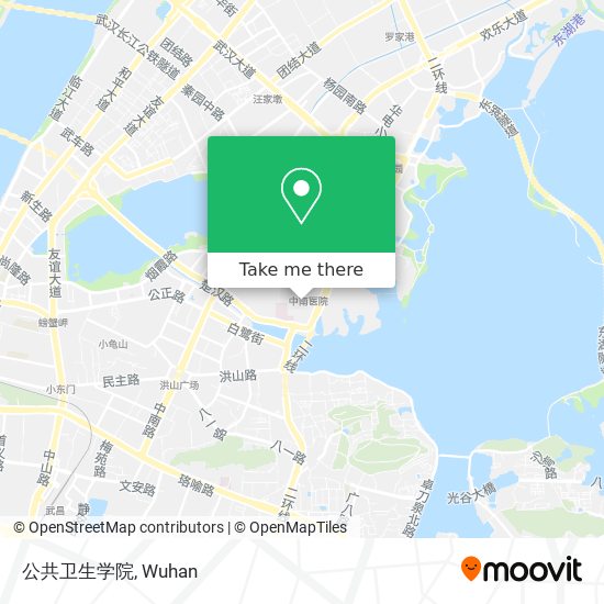 公共卫生学院 map