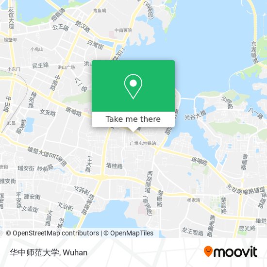 华中师范大学 map