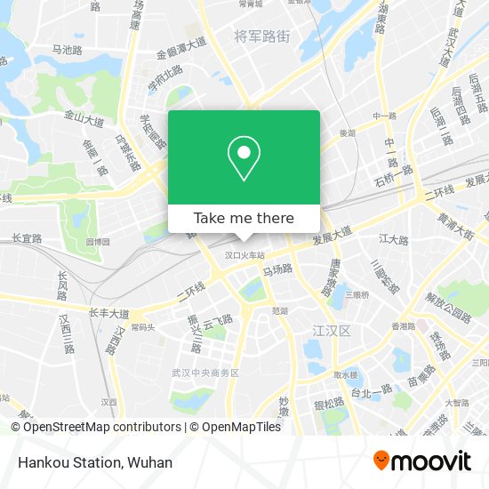 Hankou Station map