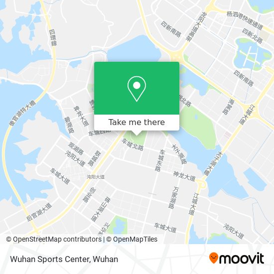 Wuhan Sports Center map