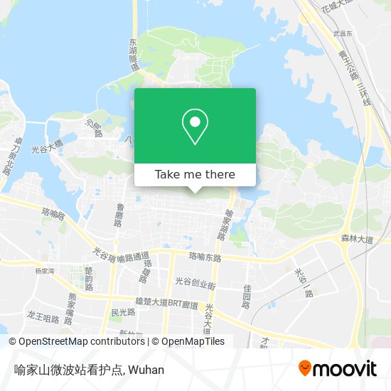 喻家山微波站看护点 map