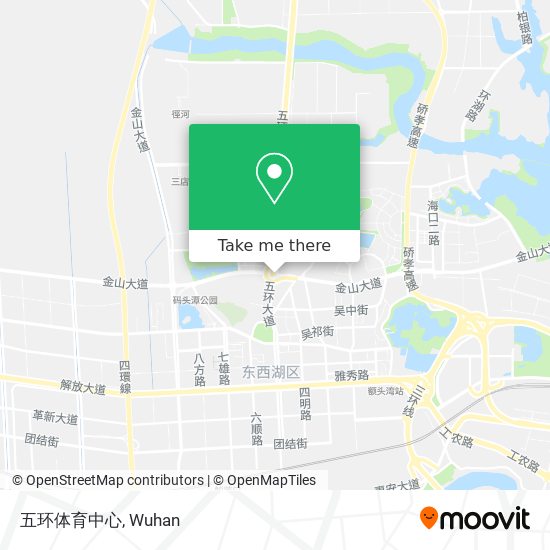五环体育中心 map