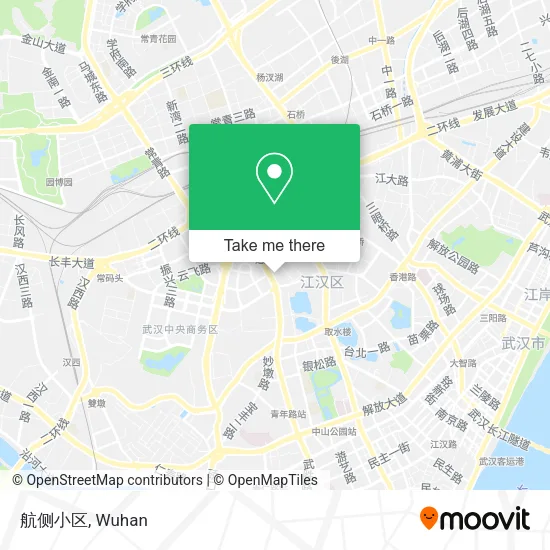 航侧小区 map