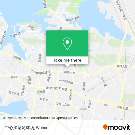 中心操场足球场 map