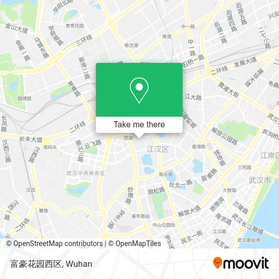 富豪花园西区 map