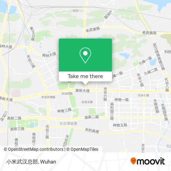 小米武汉总部 map