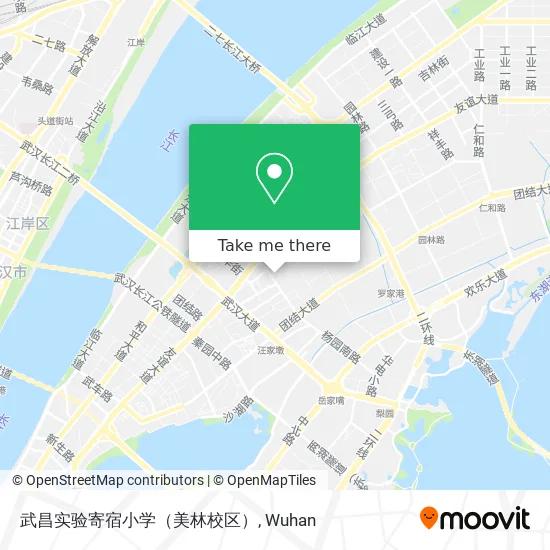 武昌实验寄宿小学（美林校区） map
