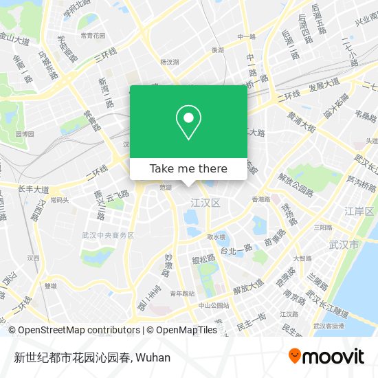 新世纪都市花园沁园春 map