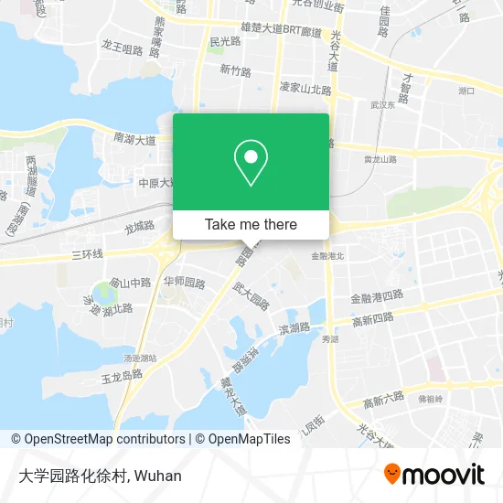 大学园路化徐村 map