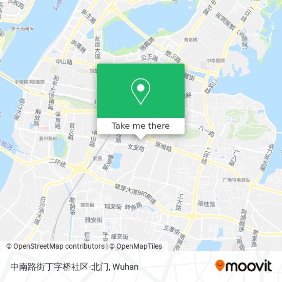 中南路街丁字桥社区-北门 map