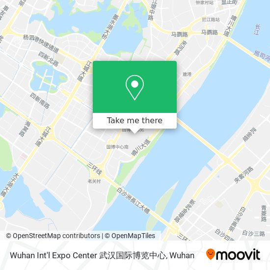 Wuhan Int'l Expo Center 武汉国际博览中心 map