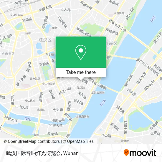 武汉国际音响灯光博览会 map