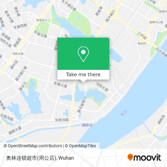 奥林连锁超市(周公店) map