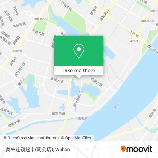 奥林连锁超市(周公店) map