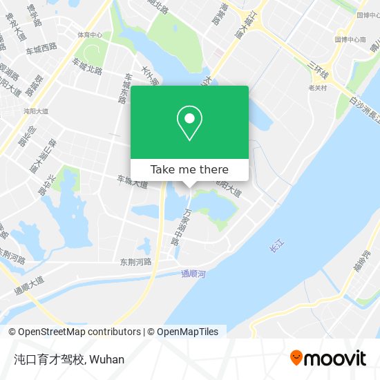 沌口育才驾校 map