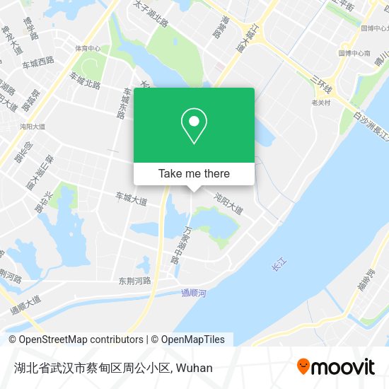 湖北省武汉市蔡甸区周公小区 map