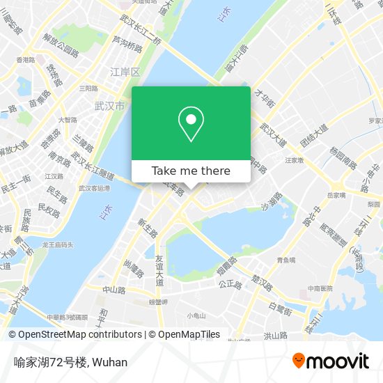 喻家湖72号楼 map