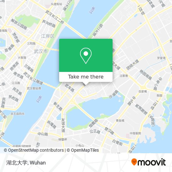 湖北大学 map