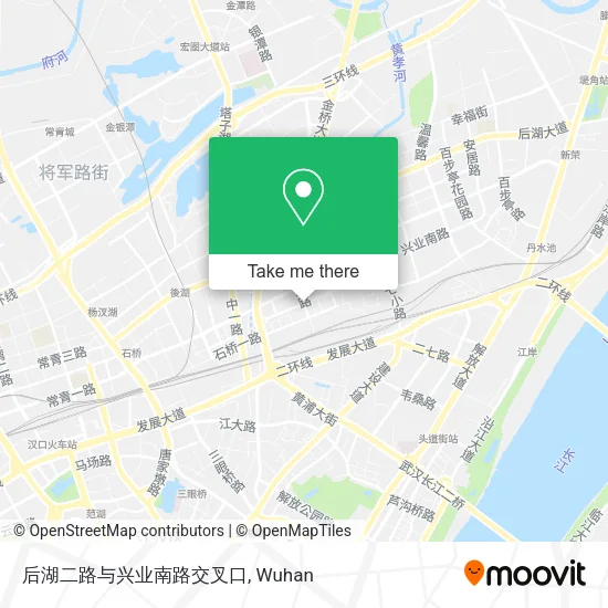 后湖二路与兴业南路交叉口 map