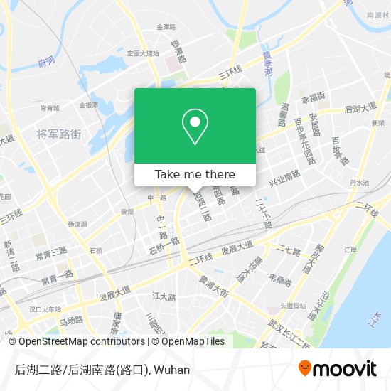 后湖二路/后湖南路(路口) map