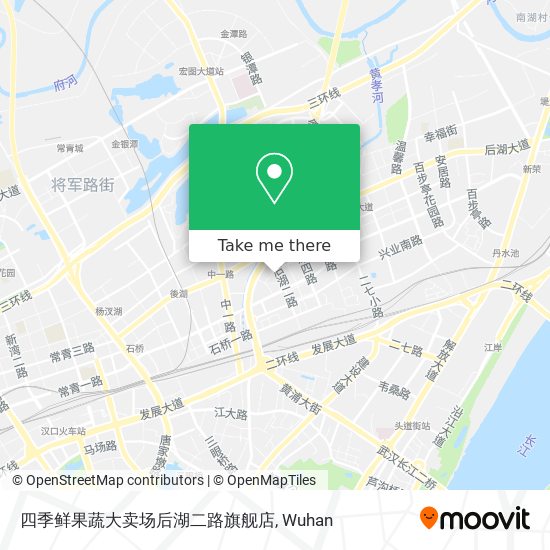 四季鲜果蔬大卖场后湖二路旗舰店 map