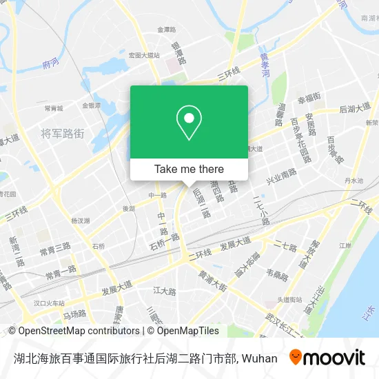 湖北海旅百事通国际旅行社后湖二路门市部 map