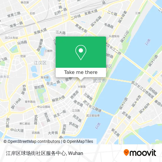 江岸区球场街社区服务中心 map