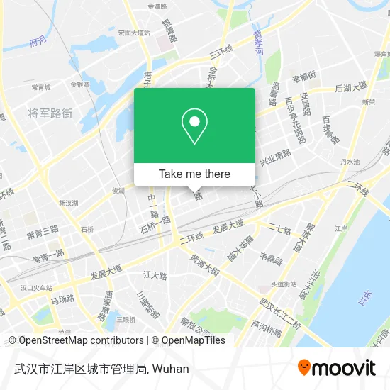 武汉市江岸区城市管理局 map