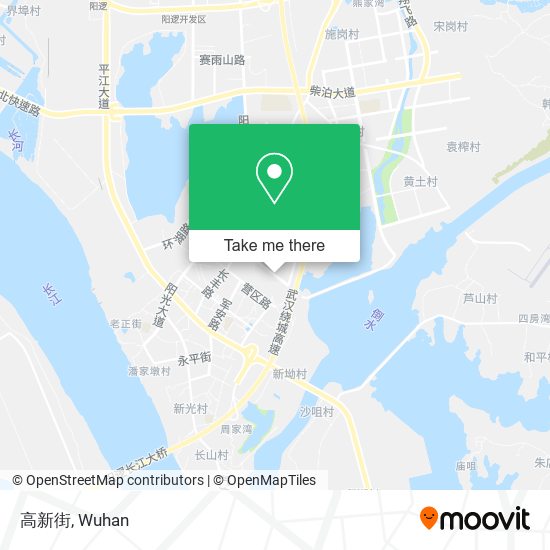 高新街地图