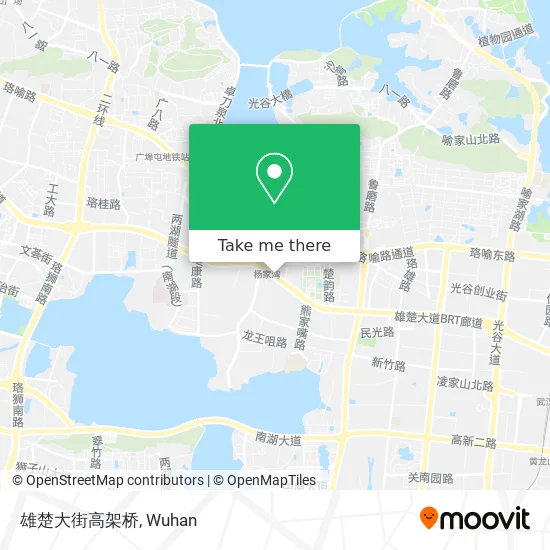 雄楚大街高架桥 map