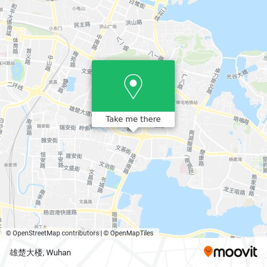 雄楚大楼 map