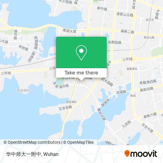 华中师大一附中 map