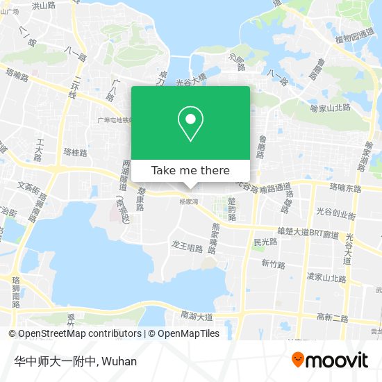 华中师大一附中 map
