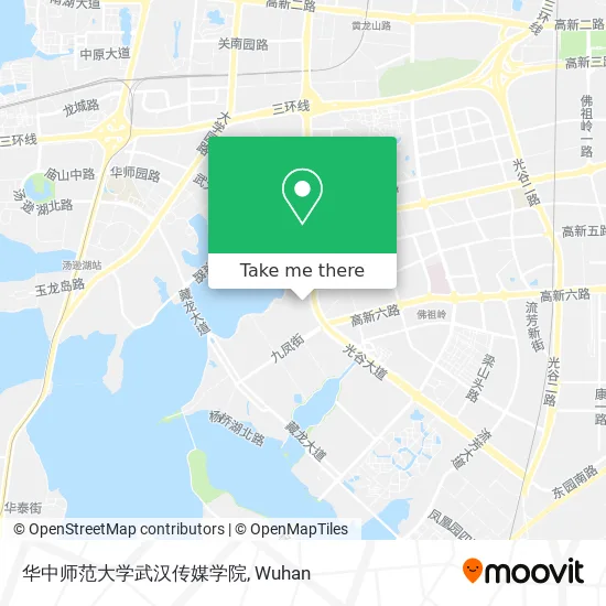 华中师范大学武汉传媒学院 map